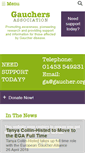 Mobile Screenshot of gaucher.org.uk